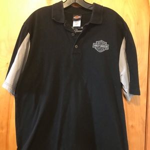 Harley-Davidson 1/4 button up shirt